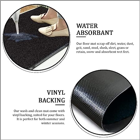 WC Bath Mat - Black